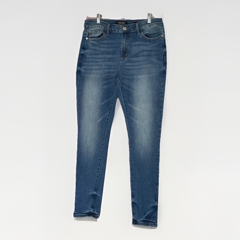 Judy Blue Skinny Fit Jeans Women's 15/32 Medium Wash Stretch Denim
